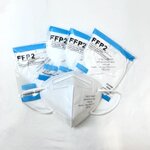 FFP2 ce2163 certifié - boite en français - carton de 100 boite de 20 masques - sachet individuel