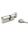 THIRARD - Cylindre de serrure à bouton STD  UNIKEY (achetez-en plusieurs  ouvrez avec la même clé) 30Bx50mm  3 clés  nickelé