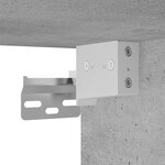 vidaXL Ensemble de meubles TV 4 Pièces Gris béton Aggloméré