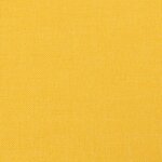 vidaXL Chaise de détente et repose-pied Jaune moutarde Tissu