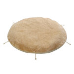 Pouf grand format miel rond Ø 120 cm