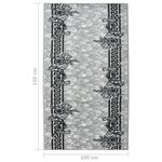 vidaXL Tapis BCF Gris 100x150 cm