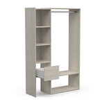 Dressing complet - FLOWER - Chêne - 119 1 x 39 6 x 183 cm - DEMEYERE