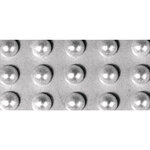 Perle de pluie autocollante Ø3mm Argenté 120 pièc.