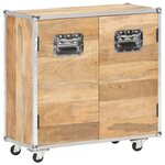 vidaXL Buffet avec 2 portes 70x30x69 cm Bois de manguier massif