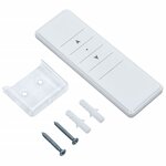 vidaXL Auvent automatique capteur de vent LED 3 5x2 5 m Jaune et blanc