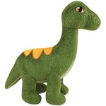 JEMINI Les Jeminosaures Lot de 3 peluches dinosaure diplodocus, velociraptor et stegosaure +/- 18 cm 100% recyclé
