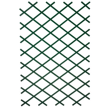Nature Palissade de jardin 100 x 200 cm PVC Vert