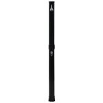 vidaXL Douche solaire pliable Noir 214 cm 23 L