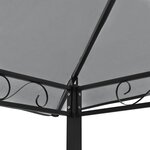 vidaXL Chapiteau de jardin avec table et bancs 2 5x1 5x2 4m Anthracite
