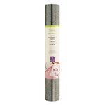 Cricut : Feuilles Flex Thermocollant Pailletés 30 5 cm Argenté Gris Noir