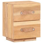 vidaXL Table de chevet 40x30x50 cm Bois de récupération massif