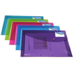 Lot 5 pochettes personnalisables a4+ raspeco 0700