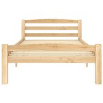 vidaXL Cadre de lit Bois de pin massif 90x200 cm
