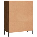 vidaXL Armoire à étagères chêne marron 69 5x32 5x90 cm bois ingénierie