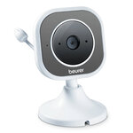 Beurer by 110 babyphone vidéo avec fonction de vision de nuit infrarouge  portée 300 m et alarme de température
