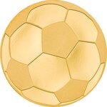 SOCCER BALL SHAPE Gold monnaie 1 Dollars Palau