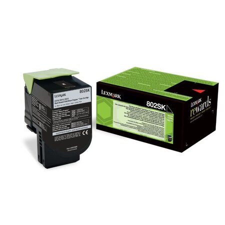 Lexmark toner 802sk - 80c2sk0 - noir - 2 500 pages