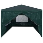 vidaXL Tente de réception 3 x 6 m Vert