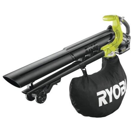 RYOBI Souffleur aspiro-broyeur 18V 5Ah 2 en 1 - 201 Km/h - RBV1850