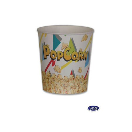 Lot de 150 pots pop-corn en carton 5580 ml - sdg -  - carton 5 58