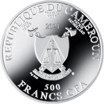 Pièce de monnaie en Argent 500 Francs g 17.50 Millésime 2021 Albrecht Dürer CHIPMUNKS