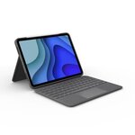 Logitech - clavier folio touch - gris