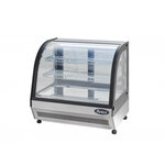 Vitrine réfrigérée à poser - vitre bombée - 110 litres - atosa - r290 - 110700 x560x680mm