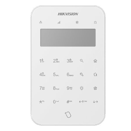 Clavier lcd sans fil pour alarme hikvision ax pro hikvision ds-pk1-lt-we