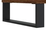 vidaXL Buffet haut Chêne marron 34 5x34x180 cm Bois d'ingénierie