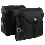 Willex Sacoches de vélo 38 L Noir et rouge 16105