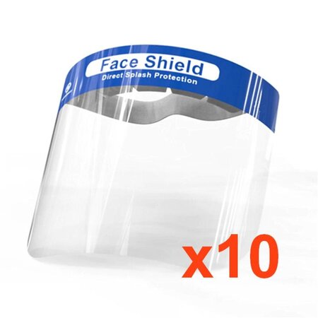 Visière de protection anti-projection (pack de 10) - silamp