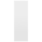 vidaXL Bibliothèque/Buffet Blanc brillant 66x30x97 8 cm Aggloméré