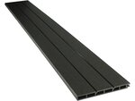 Kit Clôture 4.8 m x 1.2 m composite - Kit de fixation offert - Gris foncé