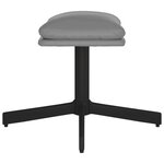 vidaXL Repose-pied Gris anthracite 60x60x36 cm Similicuir
