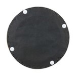 Pouf scandinave en tissu base bois 30 cm