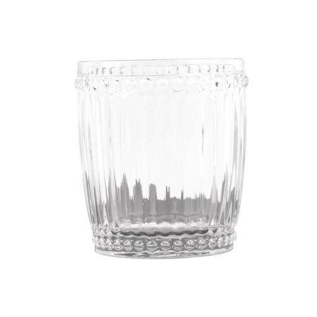 Verres à whisky transparents baroque 325ml - lot de 6 - olympia -  - verre x98mm