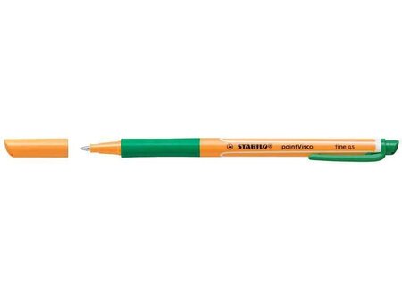 Stylo à encre gel pointvisco  vert x 10 stabilo