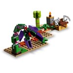 Lego 21176 minecraft l'abomination de la jungle jouet et donjon pour filles et garçons  set avec figurines