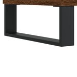 vidaXL Buffet haut Chêne marron 69 5x34x180 cm Bois d'ingénierie