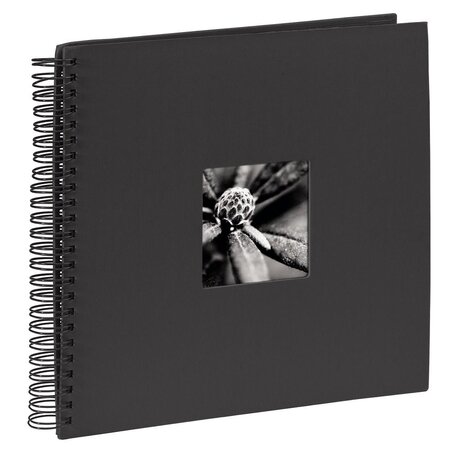 Album photo à spirales 'Fine Art', 36 x 32 cm, 50 pages noires, noir HAMA
