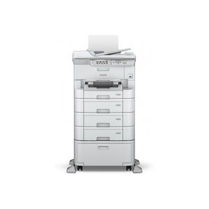 EPSON WorkForce Pro WF-8090D3TWC - A4/A3+ Ethernet + WiFi + Recto Verso + PDL + 3 bacs 500 feuilles + meuble support