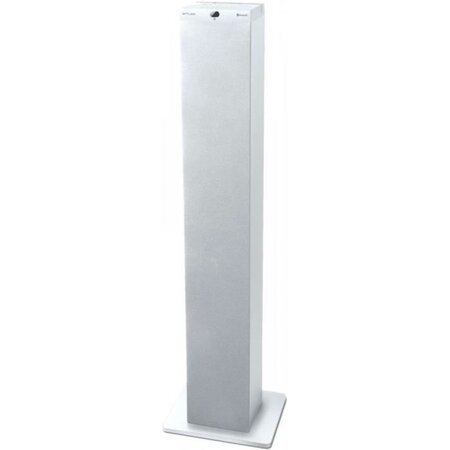 MUSE M-1250 BTW - Tour de son Bluetooth avec Radio PLL FM - 100W - 20 stations mémorisables - Caisson de basse intégré - Blanche