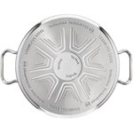 Tefal a705a835 batterie de cuisine 7 pièces duetto - tous feux dont induction - manches fixes -- inox