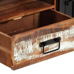 vidaXL Meuble TV 120x30x40 cm Bois massif de récupération