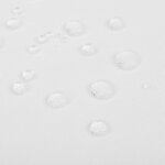 vidaXL Nappes de table 5 Pièces Blanc 100x100 cm