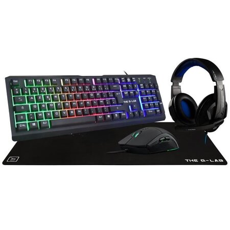 THE G-LAB Pack Gamer/combo gaming - Keyz 160 FR, Kult 170, Korp 100, PadXXL - FR