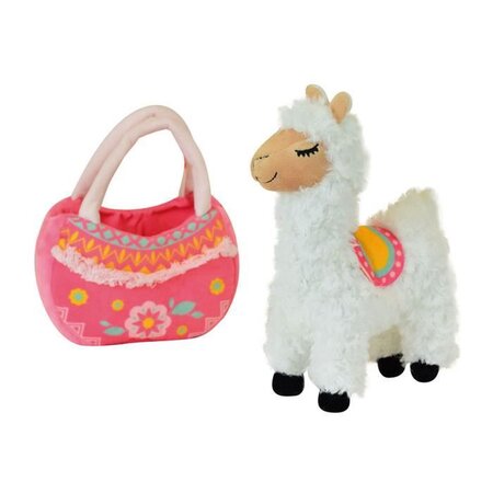 JEMINI Peluche Lama Dans Sac Pour Enfant - 24 cm