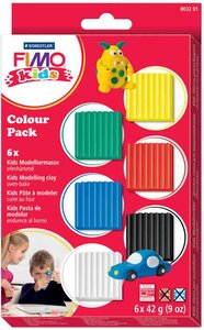 Pâte Fimo Kids Kit 6 couleurs garcon 8032.01