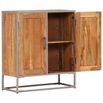 vidaXL Buffet 65 x 30 x 75 cm Bois d'acacia massif